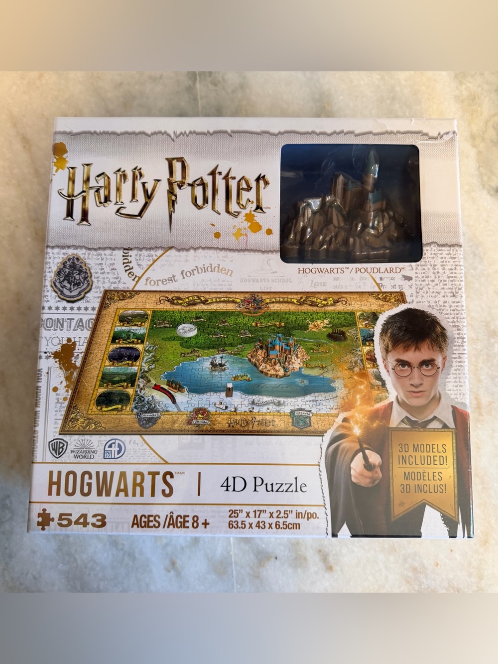 Warner Bros. Harry Potter Puzzle Box - White & Gold Accents